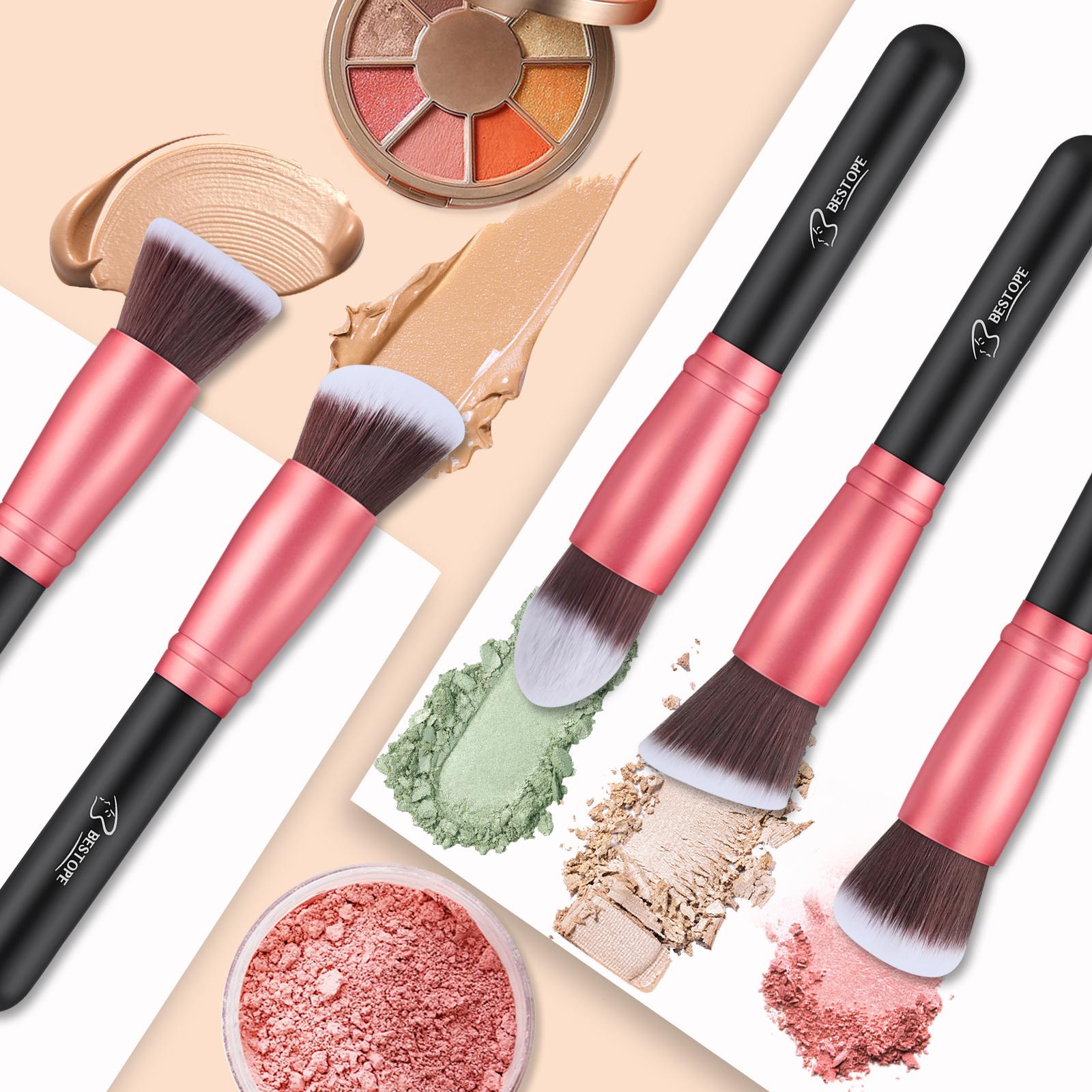 Phylian Makeup Brushes Set, 16 Pcs Makeup Brush Set, Blending Brush for Foundation, Premium Synthetic Foundation Powder Concealers Eye shadows Blush Makeup Brushes